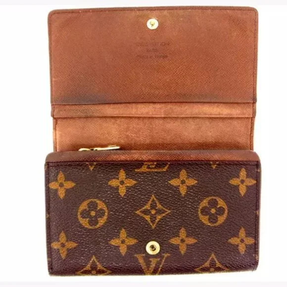 Louis Vuitton Wallet Purse Monogram Brown Woman Authentic Used - Picture 4 of 7